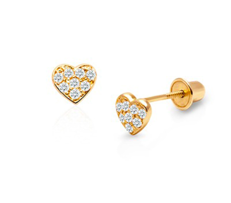 Heart stud