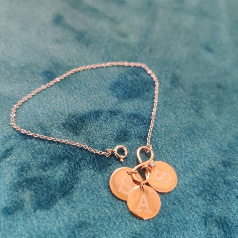 Friendship infinity diamond bracelet