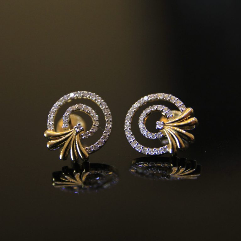 Celestial diamond stud