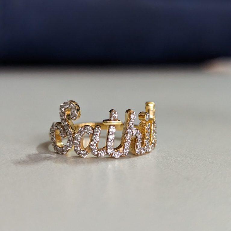 Name Diamond ring