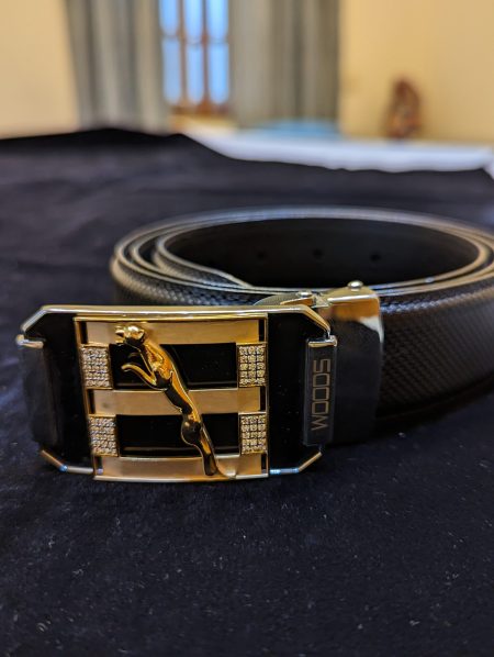 Diamond belt for men