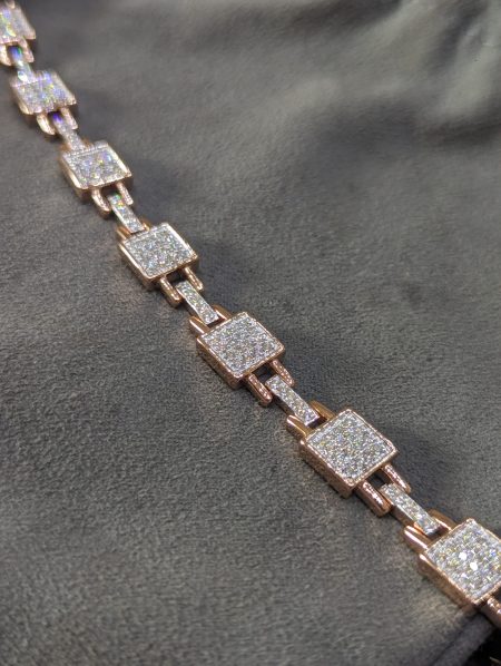 Mens diamond bracelet