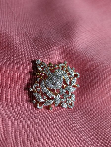 Gandaberunda diamond pendant