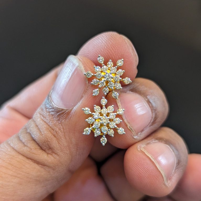 Nakshatra diamond stud