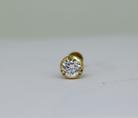Mens diamond stud